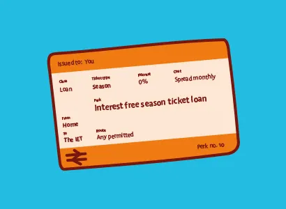 Season Ticket Loan - Spread the cost of train or bus travel with our interest free season ticket loans.