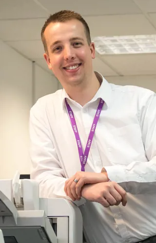 IET staff member